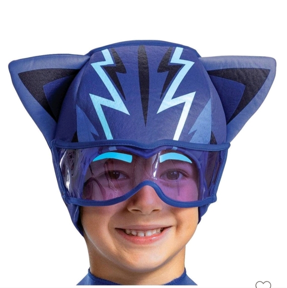 Toddler PJ Masks CATBOY Classic Halloween Costume Jumpsuit with Headpiece - Picture 5 of 9